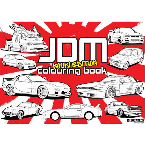 JDM Colouring book - Kouki Edition